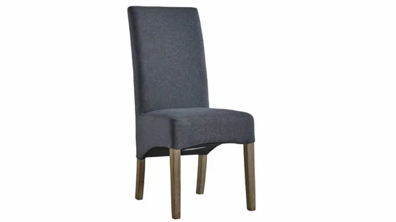 VI Messina Fabric Upholstered Timber Leg Dining Chair