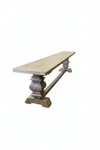 MF Mulhouse Recycled Elm Timber Dining Bench thumbnail 2