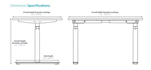OL Agile Motion+ Double Motor Electric Height Adjustable Individual Desk thumbnail 4