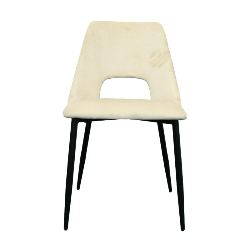 VI Oakridge Fabric Upholstered Metal Leg Dining Chair