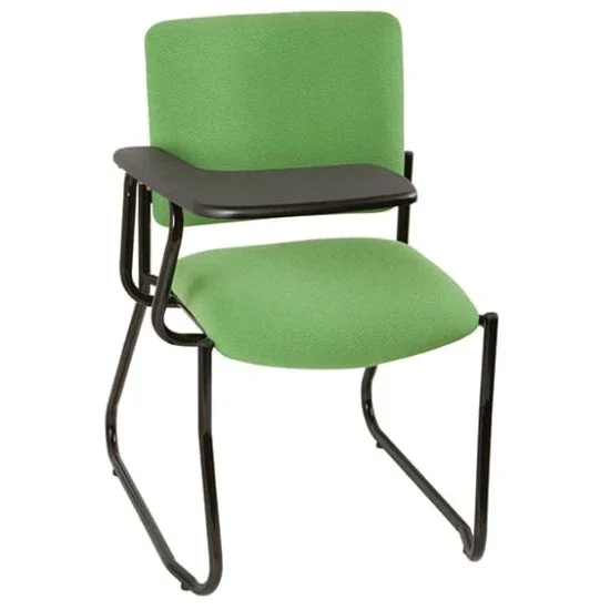 ST Vera Sled Base Upholstered Training Chair with Tablet Arm