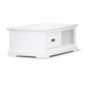 VI Coastal Solid Timber 1 Drawer Coffee Table thumbnail 3