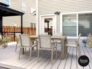 FL 11 Piece Outdoor Lounge Setting with Vegas Extendable Table thumbnail 12