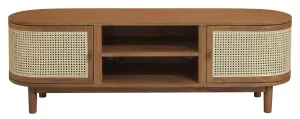 CT Kelly Solid Timber Rattan 2 Door TV Unit thumbnail 1
