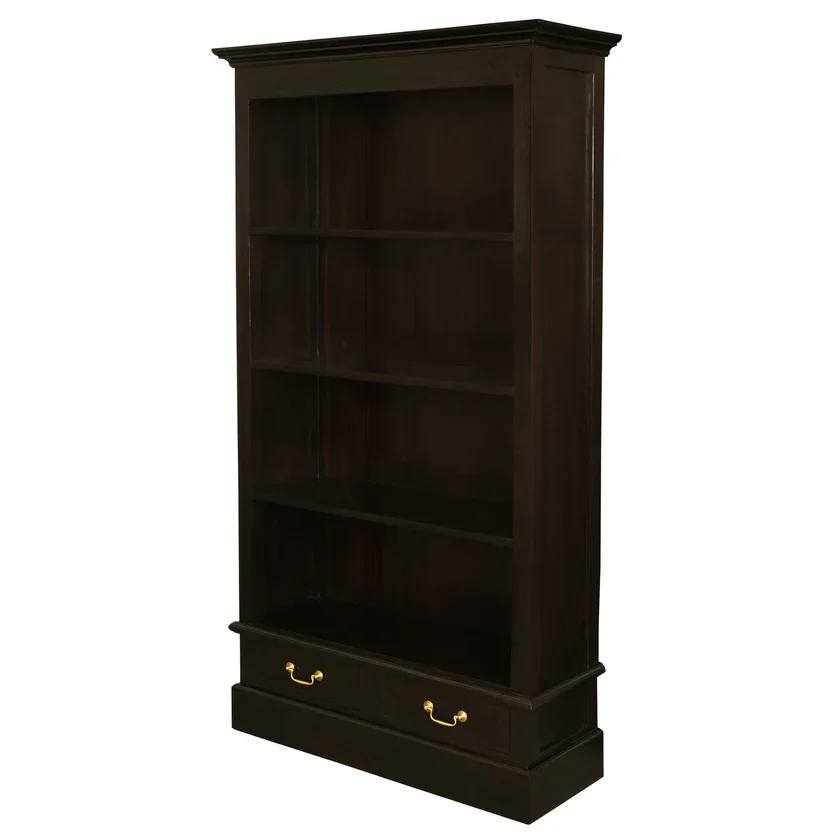 CT Tasmania Solid Timber 2 Drawer Bookcase