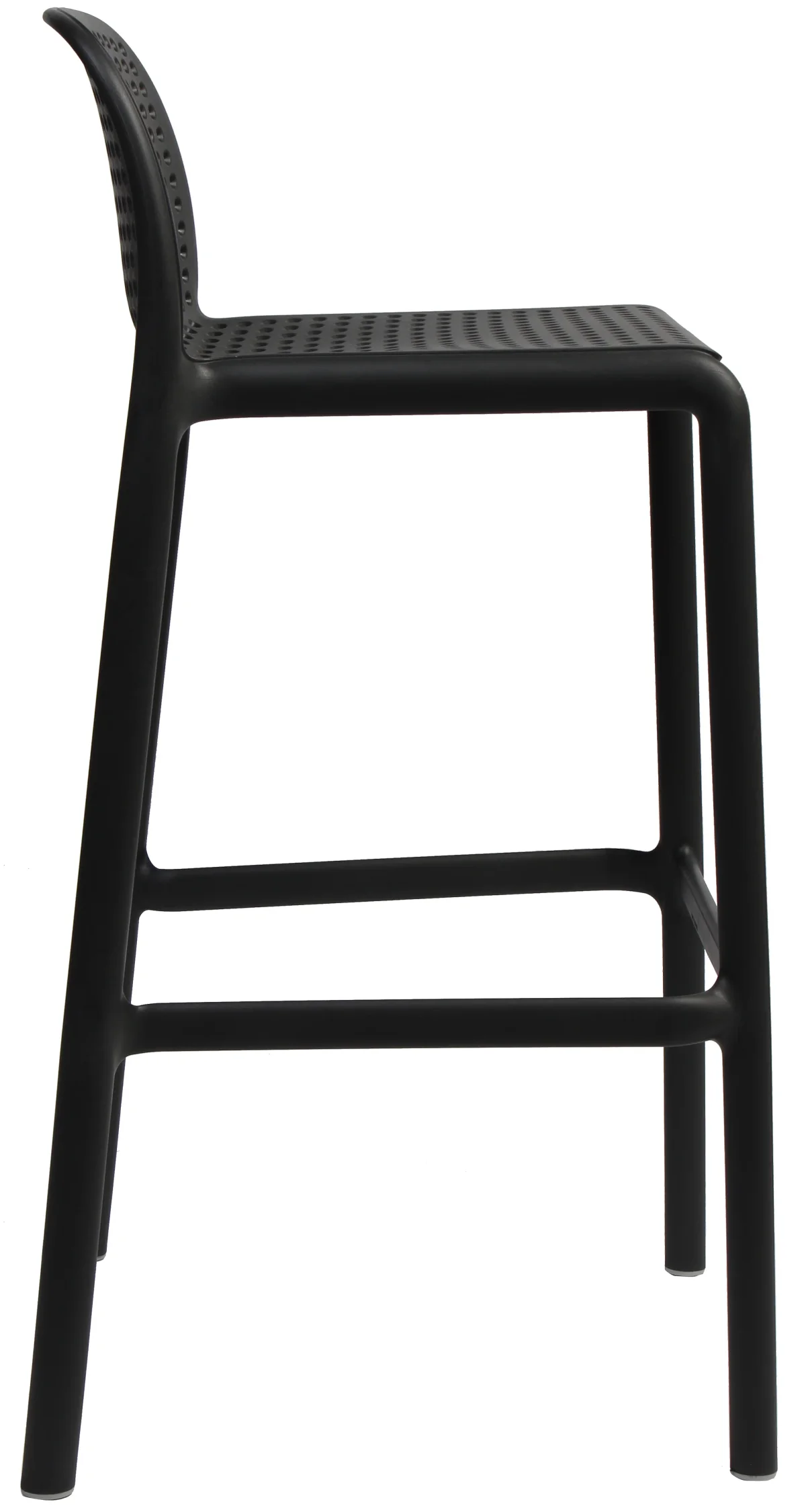 EZ Bora Hospitality Outdoor Stackable Barstool thumbnail 3