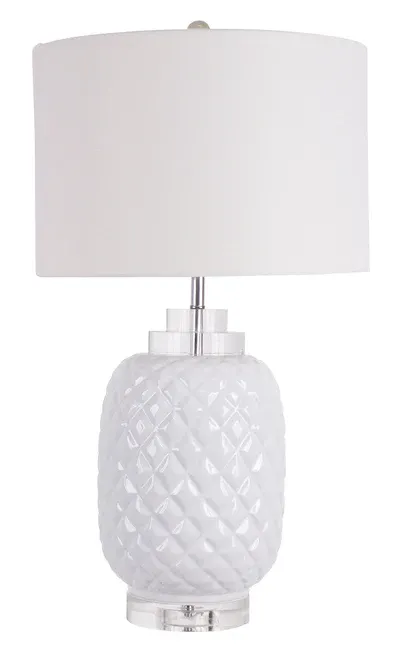 DA Island Gloss Ceramic Base Table Lamp
