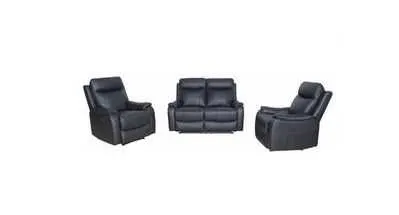 EL Dolavon 2 Seater + 2 Single Seater Fabric Lounge Set