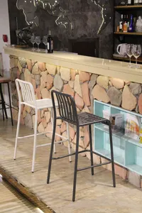 FL Boardeaux Aluminium Stackable Hospitality Outdoor Barstool thumbnail 8