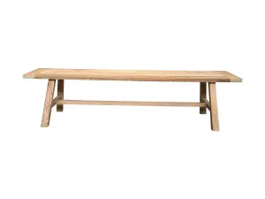 MF Shanghai Recycled Elm Timber Bench thumbnail 2
