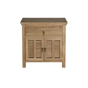 SH Lexi Solid Timber 2 Door 1 Drawer Bedside Table - Elm thumbnail 2