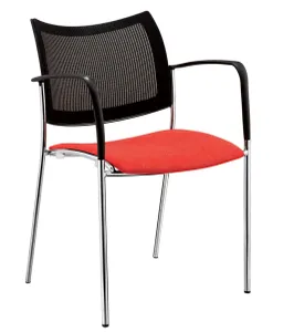 GP Element Upholstered Fabric Seat with Arms & Mesh Back thumbnail 3