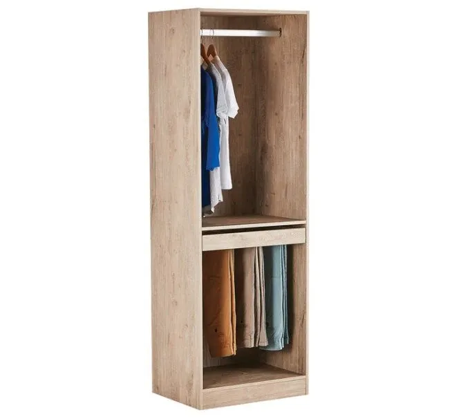 HE Bronte Wardrobe with Cloth Hanging and Pants Rack