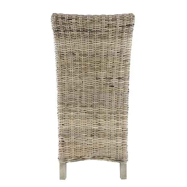 DA Algeria Rattan with Timber Legs Dining Chair