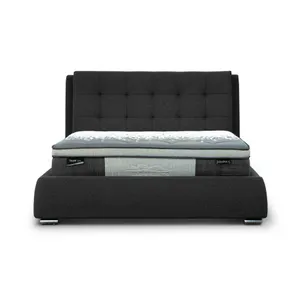 VI Vara Fabric Upholstered Bed with 4 Drawers thumbnail 1