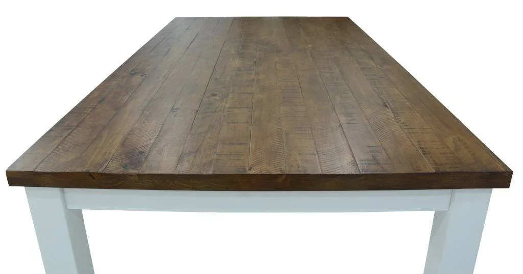 VI Montreal Solid Timber Two Tone Dining Table