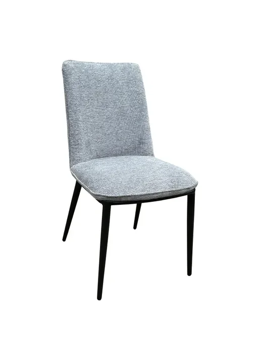 MD Loftus Dining Chair Fabric Upholstered Metal Leg