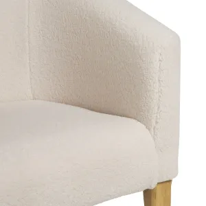 SH Soweto Fabric Upholstered Timber Leg Club Chair thumbnail 3