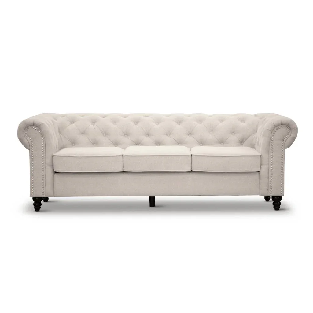 VI Taegon 3 Seaters Lounge Sofa - Beige