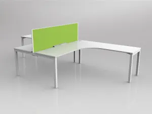 OL Axis 2 User 90° Workstation with Screen - Breathe Fabric thumbnail 7
