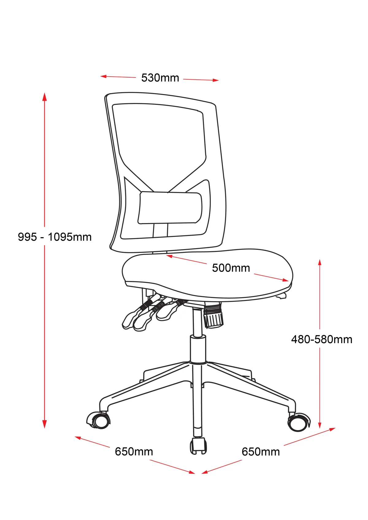RL Breeze Mesh Back Task Chair