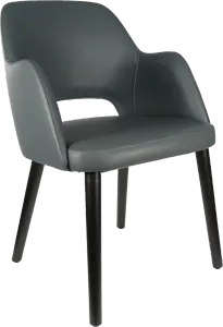 FL Sorbet Vinyl Upholstered Timber Legs Hospitality Chair thumbnail 1