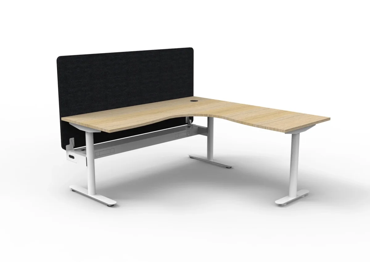 RL Halo Static Corner Workstation with Eco Panel Screen thumbnail 16