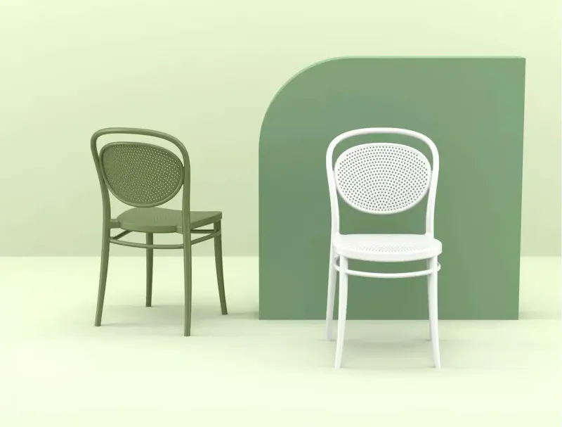 FL Marcel Stackable Hospitality Outdoor Chair
