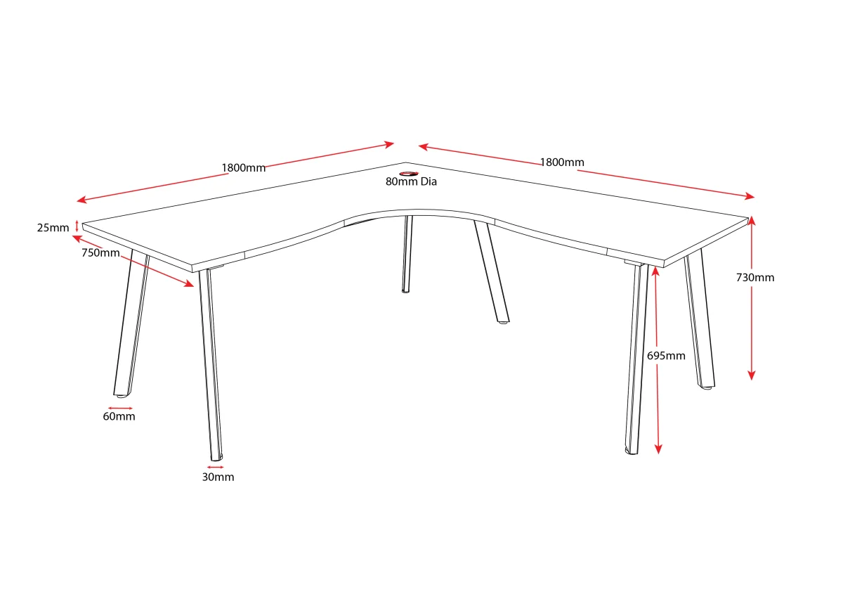 RL Eternity Corner Desk thumbnail 5