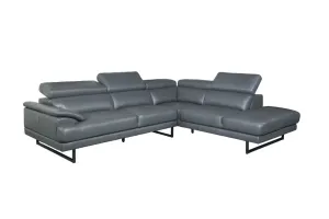 VI Chandler 2.5 Seater + RHF Chaise - Grey thumbnail 4
