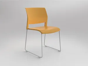OL Game Sled Base Visitor Stacking Chair thumbnail 1