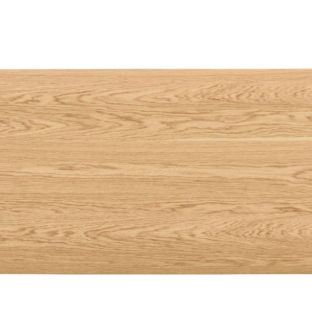 BT April Metal Leg Timber Veneer Top Dining Table