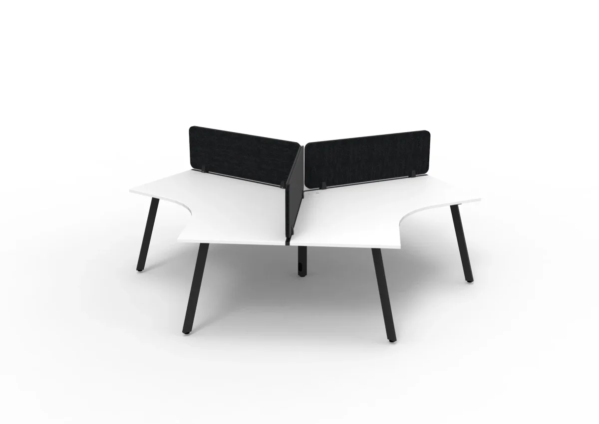 RL Infinity 120 Degree Workstation for 3 Users with Eco Panel Screen