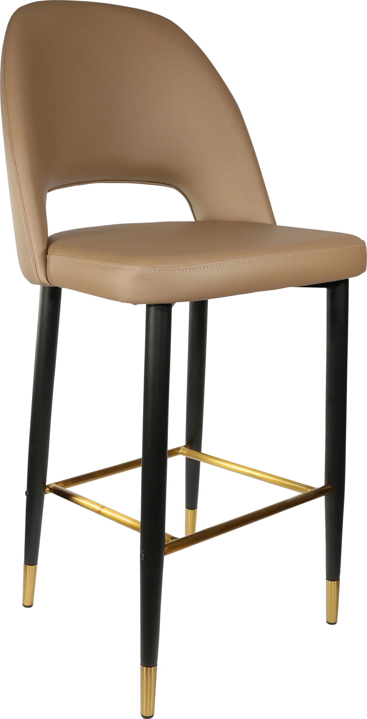 FL Semifreddo Vinyl Upholstered Metal Leg Hospitality Bar Stool