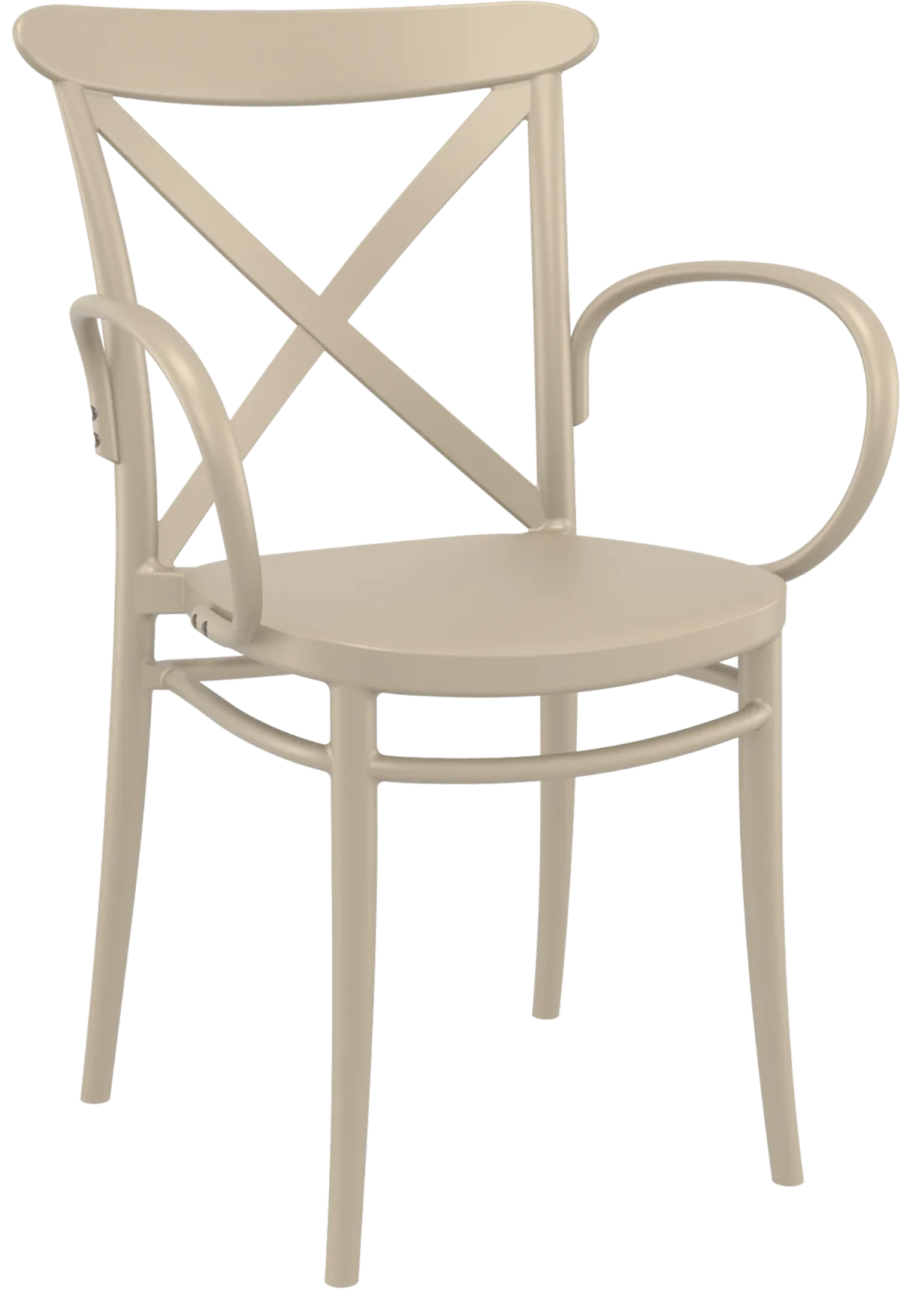 FL Cross Back XL Hospitality Outdoor Armchair