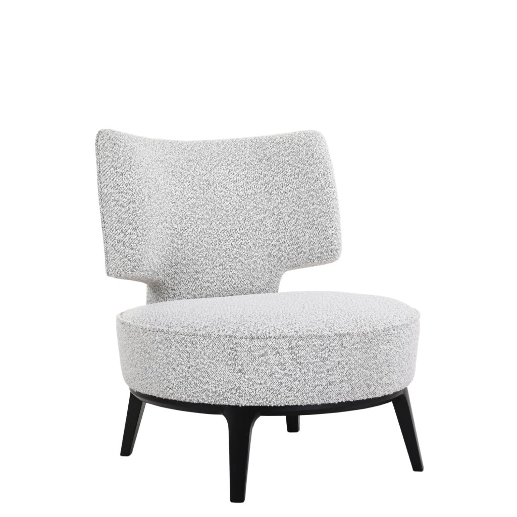VI Nasa Fabric Upholstered Timber Legs Occasional Chair
