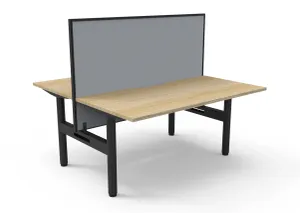RL Halo Static Back to Back 2 User Workstation with Framed Screen thumbnail 10