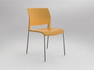 OL Game 4 Metal Legs Stackable Hospitality Chair thumbnail 1