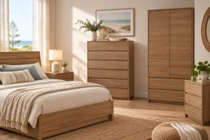 MD Pathway Solid Timber 5 Drawer Tallboy thumbnail 3