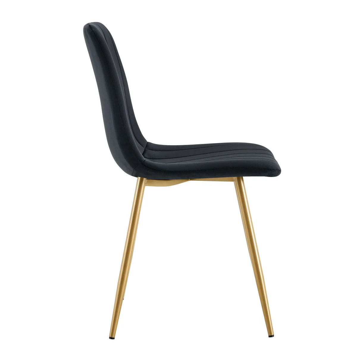 BT Theo 2 Faux Leather Upholstered Metal Leg Dining Chair