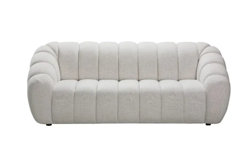 VI Kenya Fabric Upholstered 3 Seater Sofa