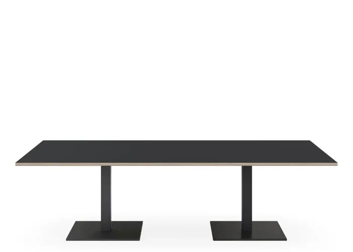DD Scope Double Base Rectangular Top Meeting Table
