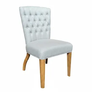 MF Dianne Fabric Upholstered Timber Leg Dining Chair thumbnail 4