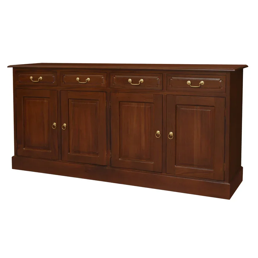 CT Tasmania Solid Timber 4 Door 4 Drawer Buffet