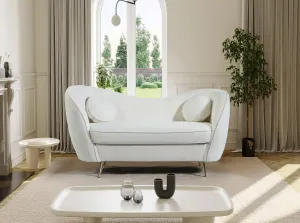 BT Claudia 2 Seater Sofa Grey, Black Velvet & White Bertoni Boucle thumbnail 4