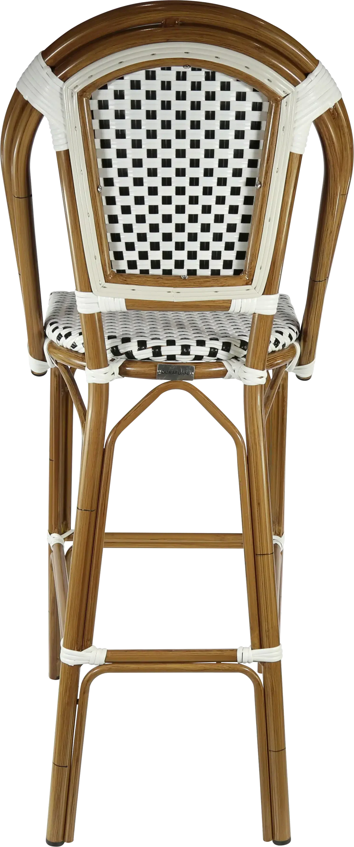 FL Eiffel Aluminium Frame PE Wicker Hospitality Outdoor Bar Chair
