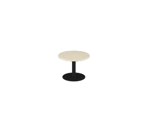 OL Metal Disc Base Round Coffee Table thumbnail 1