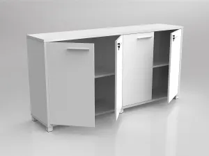 OL Axis 4 Door Lockable Credenza - 1800mm Wide thumbnail 2