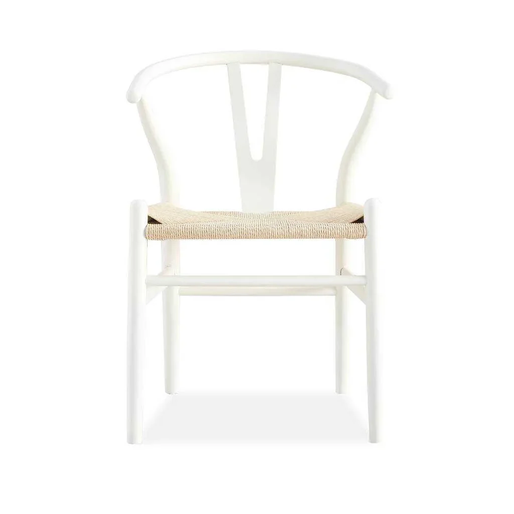 VI Arc Wishbone Timber Frame Dining Chair