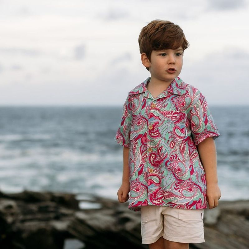 Miramara Designs - Kids linen shirt-pastel